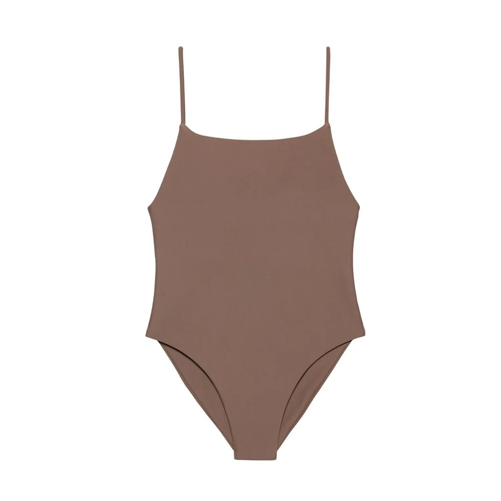 Jade Trophy Swimsuit in Nude- Size S